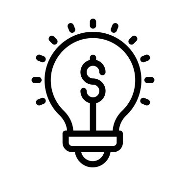 yaratıcı vektör ince çizgi simgesi