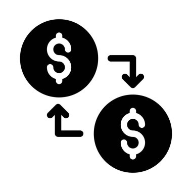 değişken vektör düz simgesi