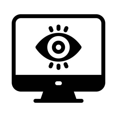 SEO vektör simgesi düz simge