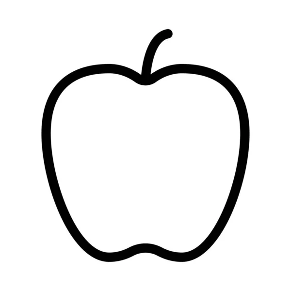 Fruit Vecteur Ligne Mince Icône — Image vectorielle