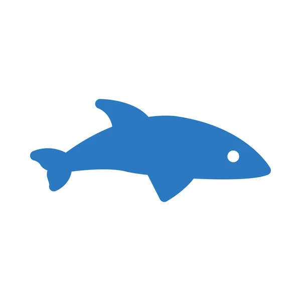 Whale Vector Glyph Color Icon — Stock Vector