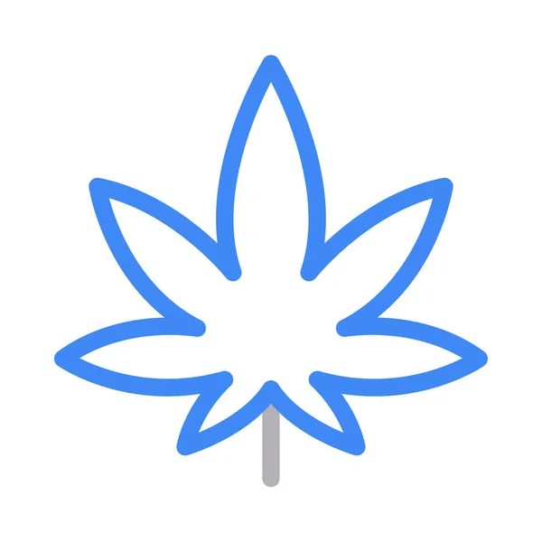 Квітка Векторна Кольорова Лінія Піктограма — стоковий вектор