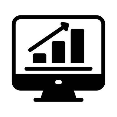 istatistik vektörü düz simge