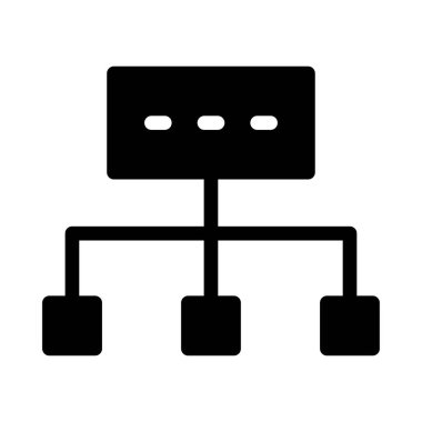 hiyerarşi vektör düz simgesi