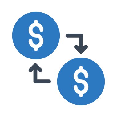 değişim vektörü renk simgesi 