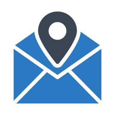 harita vektör renk simgesi 