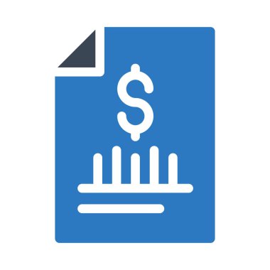 Bill vektör renk simgesi 