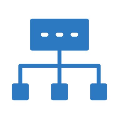 hiyerarşi vektör renk simgesi 