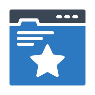 tarayıcı vektör renk simgesi 