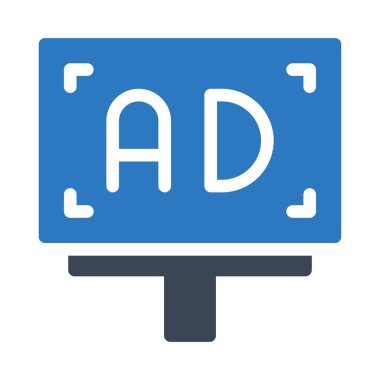 pazarlama vektörü renk simgesi 