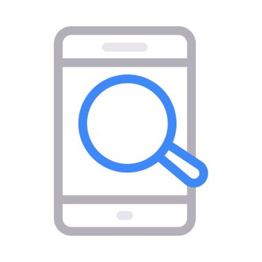 tarayıcı vektör renk çizgisi simgesi 