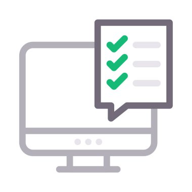 proje vektör renk çizgisi simgesi 