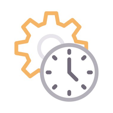 Seo vektör renk çizgisi simgesi 