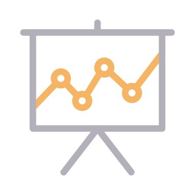 tahta vektör renk çizgisi simgesi 