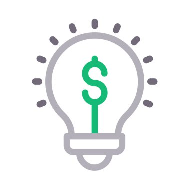 yaratıcı vektör renk çizgisi simgesi 