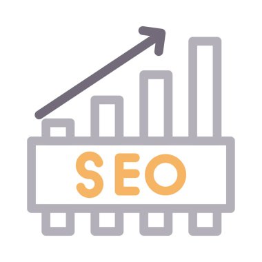 grafik vektör renk çizgisi simgesi 