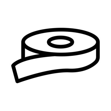 sabit vektör renk çizgisi simgesi 