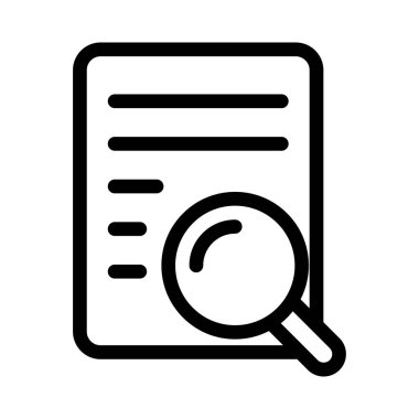 belge vektör renk çizgisi simgesi 