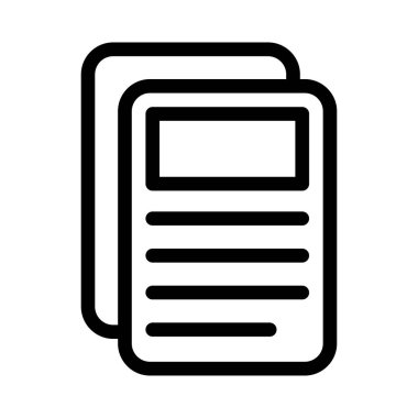 kağıt vektör renk çizgisi simgesi 