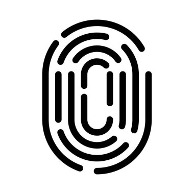 kimlik vektörü renk çizgisi simgesi 