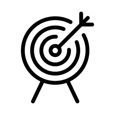 odak vektör renk çizgisi simgesi 