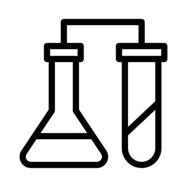 beher vektör renk çizgisi simgesi 