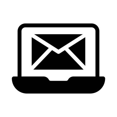 ileti vektörü düz simgesi 