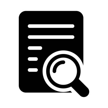 belge vektörü düz simge 