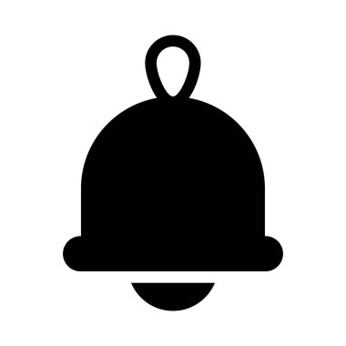 Çan vektörü düz simgesi 