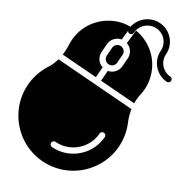 Tıklama vektörü düz simgesi 