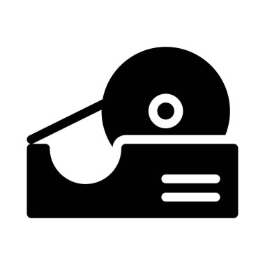 durağan vektör düz simgesi 