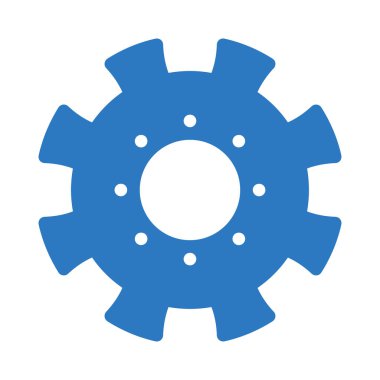 dişli vektör renk simgesi 