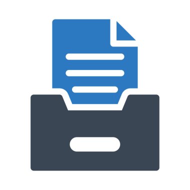 arşiv vektörü renk simgesi 