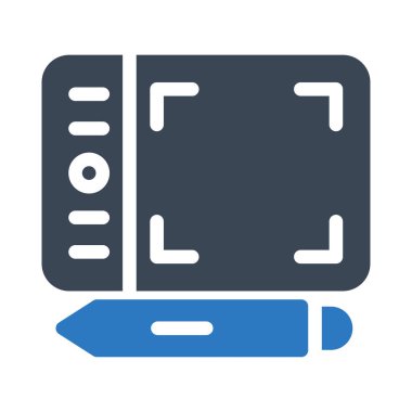 kalem vektörü renk simgesi 