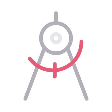 vektör renk çizgisi simgesini ölç 