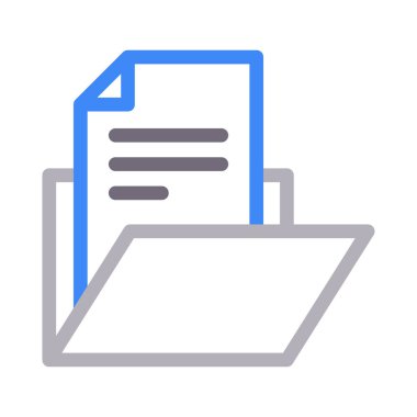 dizin vektör renk çizgisi simgesi 