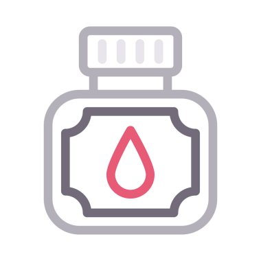 pot vektör renk çizgisi simgesi 