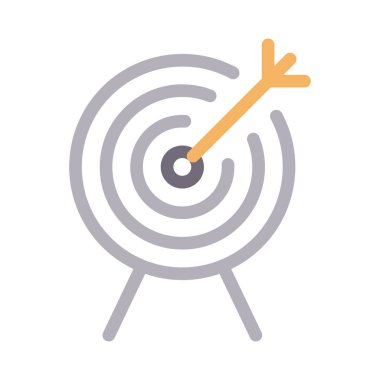 odak vektör renk çizgisi simgesi 