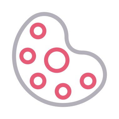 palet vektör renk çizgisi simgesi 