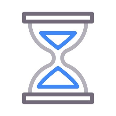 Kronometre vektör renk çizgisi simgesi 