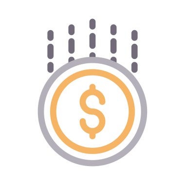 vektör renk çizgisi simgesini transfer et 