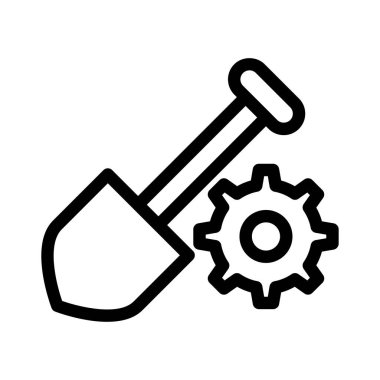 maça vektörü ince çizgi simgesi 