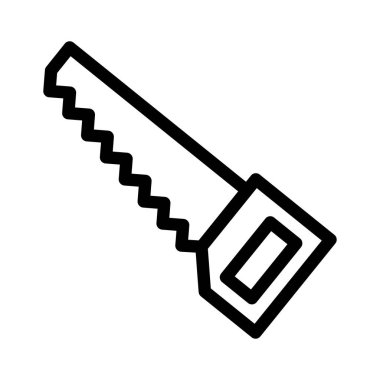 vektör ince çizgi simgesini kes 