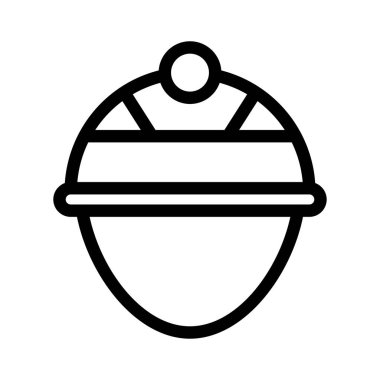 işçi vektörü ince çizgi simgesi 