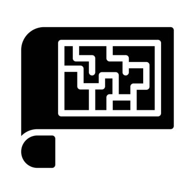 mimari vektör düz simge 