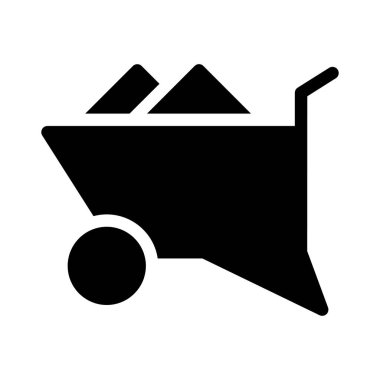 Yapı vektörü düz simgesi 