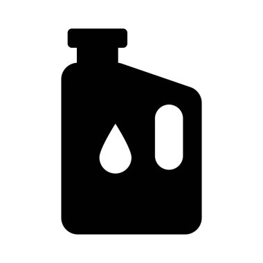 yakıt vektör düz simge 