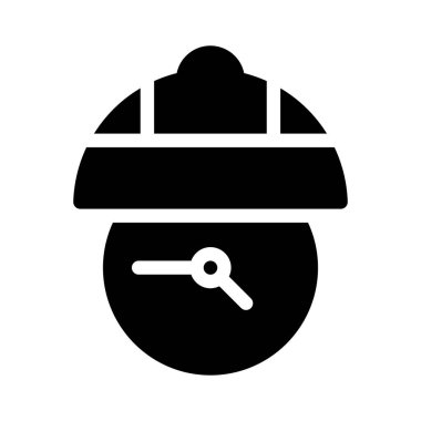 Süre bitimi vektör düz simgesi 