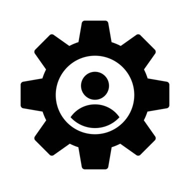 kullanıcı vektörü simgesi düz simgesi 