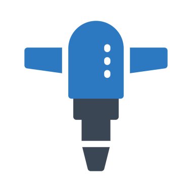 makine vektör renk simgesi 